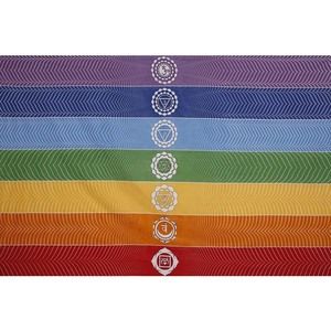 Rainbow Chakras Tapestry Wall Art Hanging by Sunshine Joy